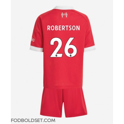 Liverpool Andrew Robertson #26 Hjemme Trøje Børn 2025-26 Kortærmet (+ Korte bukser)